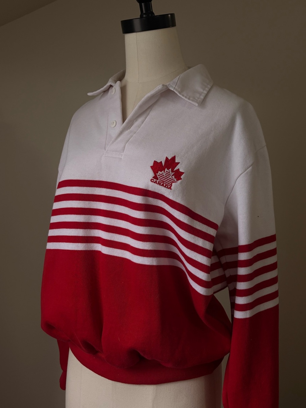 Vintage Striped Rugby Sweater